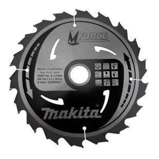 Диск пильний по деревині MForce 230x30 мм 18Т Makita (B-07989) B-07989 фото