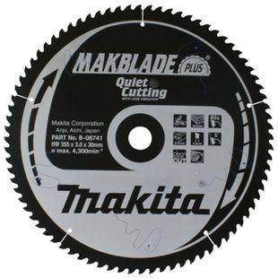 Пильный диск Makita MAKBlade Plus 355 мм 80 зубьев (B-08741) B-08741 фото