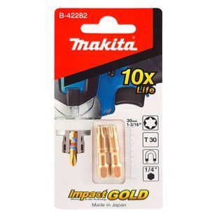 Торсіонна біта T30 Impact GOLD Makita 30 мм B-42282 B-42282 фото